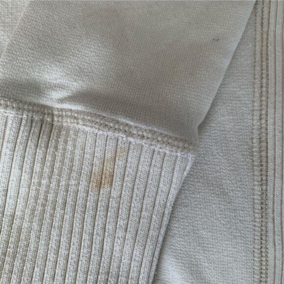 Abercrombie & Fitch Off-White Quarter Zip Jacket - Picture 5 of 6